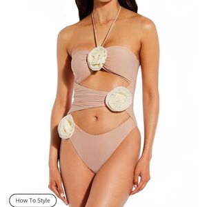 Rosette Cut Out One Piece